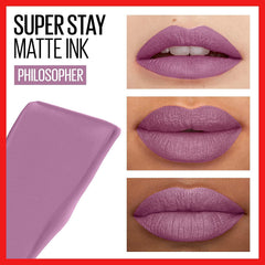 Maybelline Superstay Matte Ink Liquid Lipstick- 100 Philosopher - The Beauty League Pakistan
