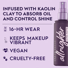 Urban Decay- All Nighter Ultra Matte Setting Spray-118ml - The Beauty League Pakistan