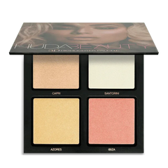 Huda Beauty- 3D Highlighter Palette- Pink Sands - The Beauty League Pakistan