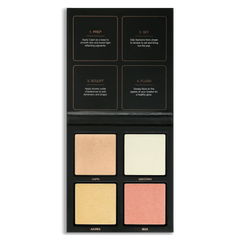 Huda Beauty- 3D Highlighter Palette- Pink Sands - The Beauty League Pakistan