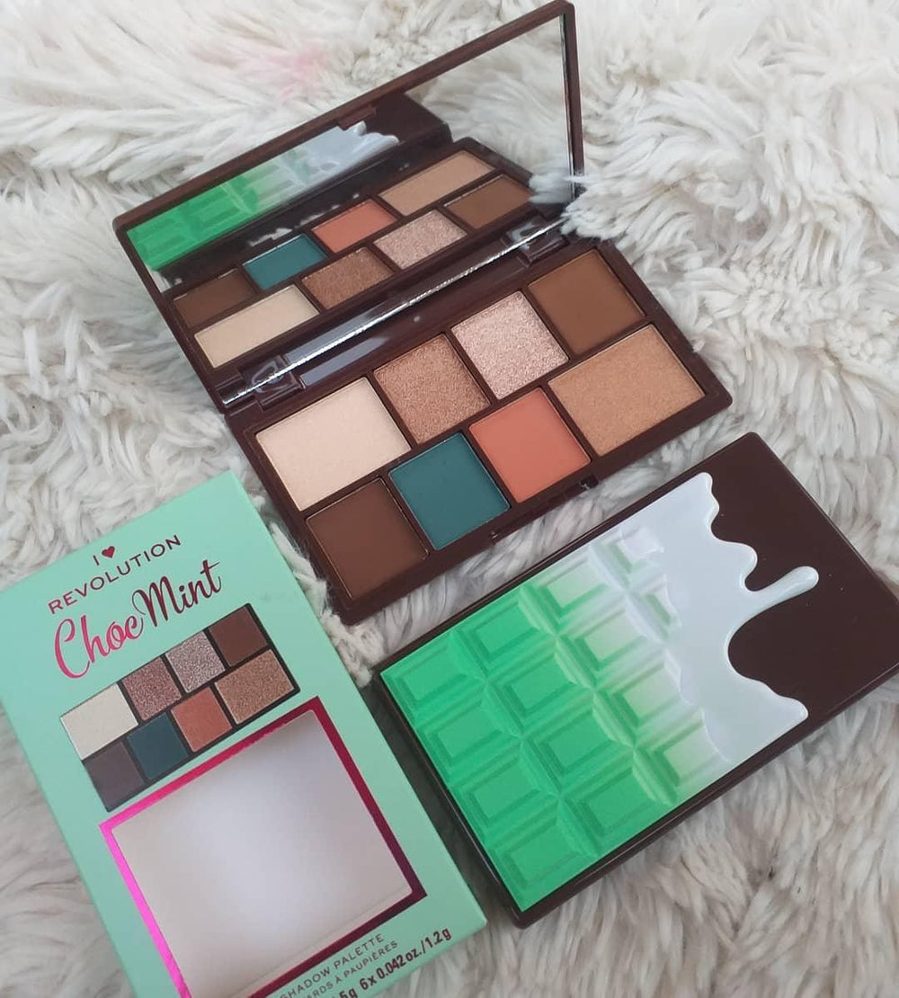 MAKEUP REVOLUTION- Chocolate Mint Eye Shadow Palette - The Beauty League Pakistan