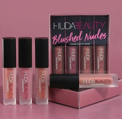Huda Beauty Matte Minis (Blushed Nudes) - The Beauty League Pakistan