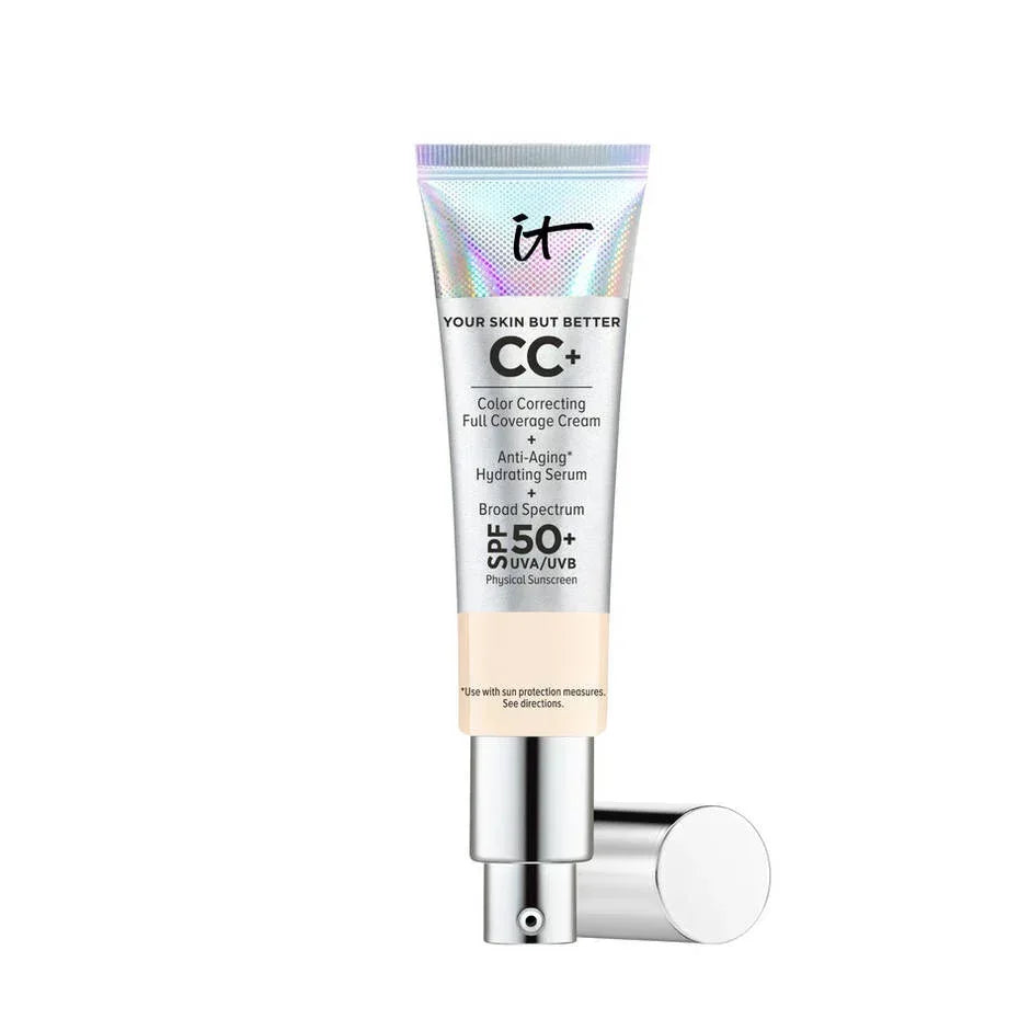 It Cosmetics- CC+ Cream Full-Coverage Foundation with SPF 50+ Fair 32ml - The Beauty League Pakistan