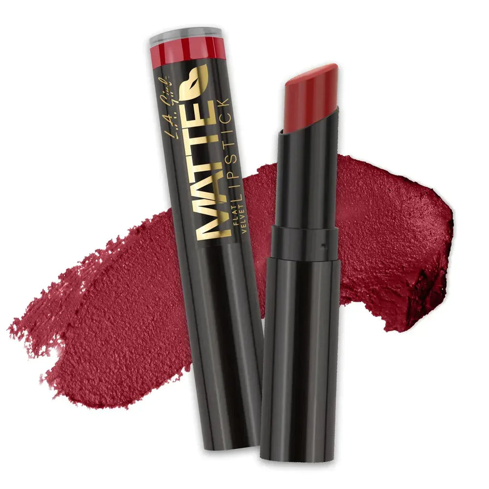 LA Girl Matte Flat Velvet Lipstick ( Bite Me - GLC810) - The Beauty League Pakistan
