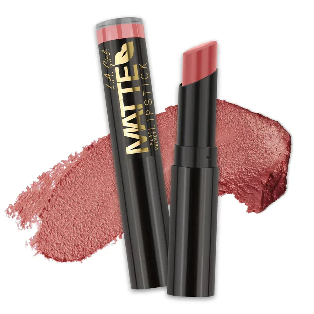 LA Girl Matte Flat Velvet Lipstick ( Hush - GLC813) - The Beauty League Pakistan