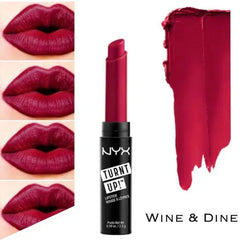 NYX-Turnt Up Lipstick- Wine And Dine - The Beauty League Pakistan