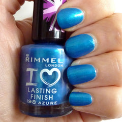 Rimmel London- I Love Lasting Nail Finish Polish Azure 198 - The Beauty League Pakistan