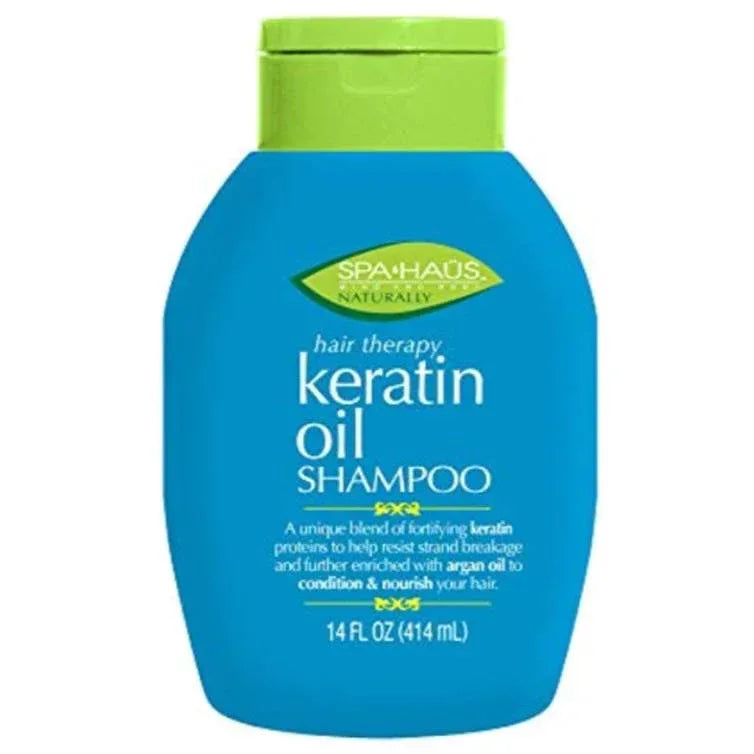 SPA HAUS Hair Therapy Keratin Oil Shampoo with Argan Oil 414ml - The Beauty League Pakistan