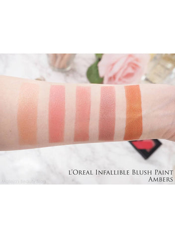 L'Oreal Paris Infallible Paint Blush Palette 02 Ambers