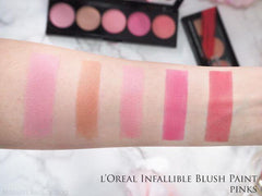 L'Oreal Paris Infallible Paint Blush Palette 01 Pinks - The Beauty League Pakistan