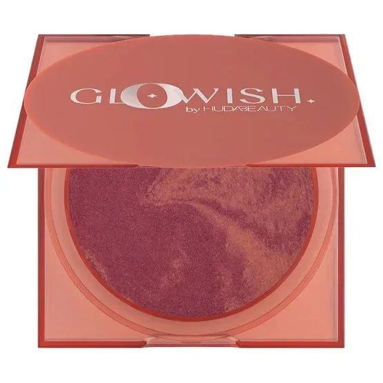 HUDA BEAUTY – GloWish Cheeky Vegan Blush Powder – 04 Charming Cherry - The Beauty League Pakistan