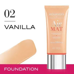 Bourjois Air Mat 24H Foundation - Vanilla 02 - The Beauty League Pakistan