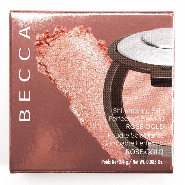 BECCA- SHIMMERING SKIN PERFECTOR PRESSED HIGHLIGHTER MINI ROSE GOLD - The Beauty League Pakistan
