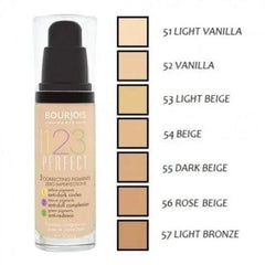 Bourjois 123 Perfect Foundation - 54 Beige - The Beauty League Pakistan