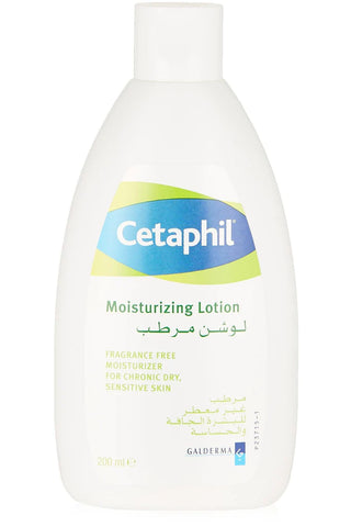 Cetaphil Moisturizing Lotion For Chronic Dry Sensitive Skin - 200ml (EXP 2024)