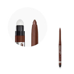 RIMMEL LONDON- Exaggerate Smoke N' Shine Eyeliner - 002 BROWN - The Beauty League Pakistan
