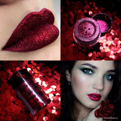 NYX Brilliants Face & Body Glitter - Red