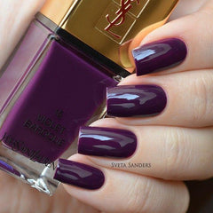 Yves Saint Laurent La Laque Couture Nail Lacquer – 15 Violet Baroque - The Beauty League Pakistan