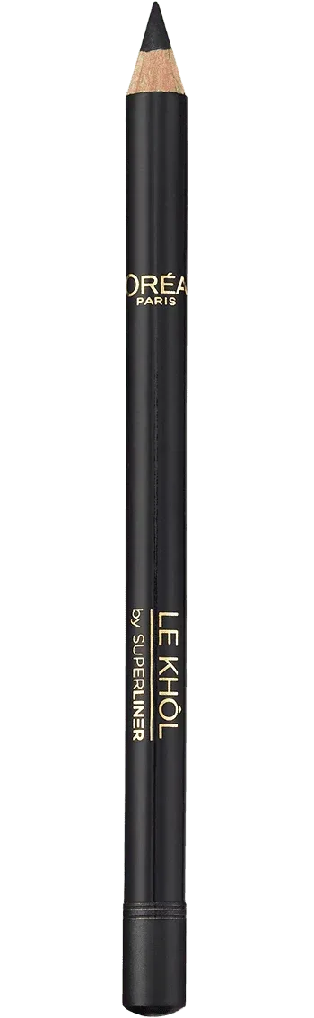 L'OREAL PARIS-Super liner Le Khol Eyeliner Pencil - 101 Midnight Black - The Beauty League Pakistan