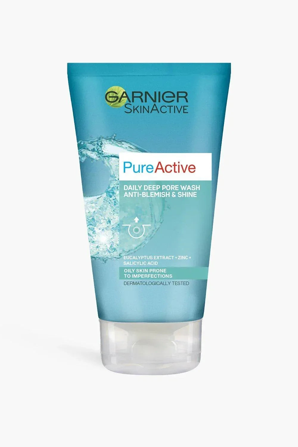 Garnier Pure Active Daily Deep Pore wash 150ml - The Beauty League Pakistan