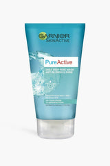 Garnier Pure Active Daily Deep Pore wash 150ml - The Beauty League Pakistan