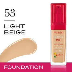 Bourjois- Healthy Mix Anti Fatigue Foundation Light Beige 53 - The Beauty League Pakistan