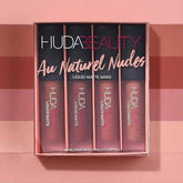Huda Beauty Liquid Matte Minis - Au Naturel Nudes - The Beauty League Pakistan