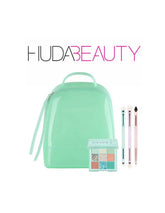 Huda Beauty- Pastel Obsessions Bag & Brush Set-Mint - The Beauty League Pakistan