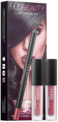 Huda Beauty- Lip Contour Set Trophy Wife/Muse Mini Lipstick And Trophy Wife Liner - The Beauty League Pakistan