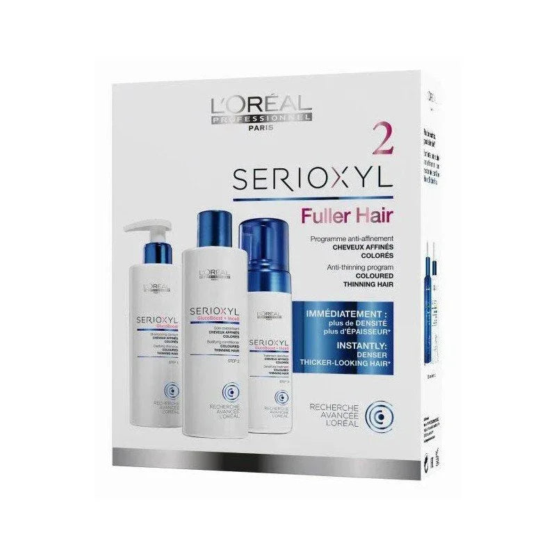 L'Oreal Professionnel Serioxyl Kit 2 for Coloured Thinning Hair - The Beauty League Pakistan