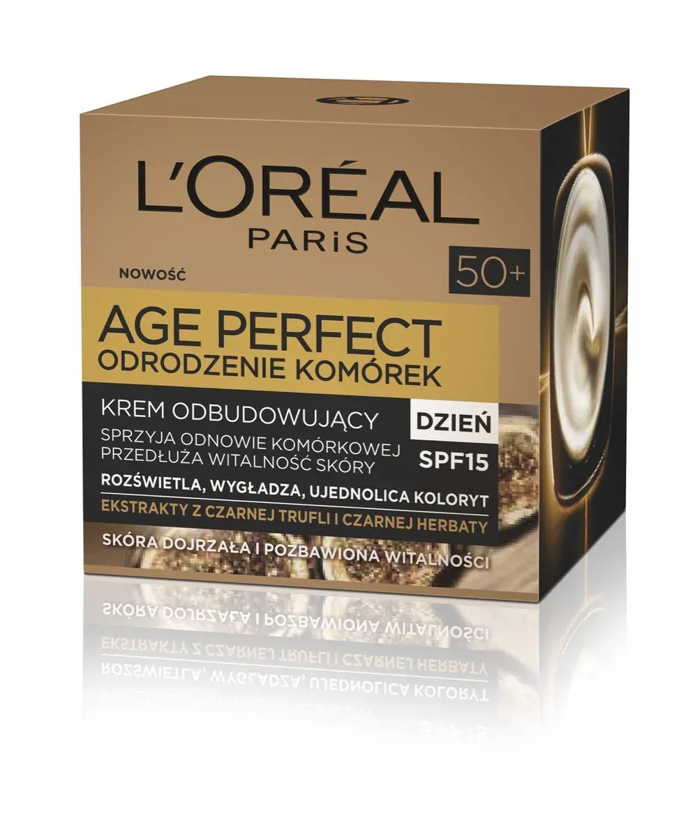 L'oréal Paris, Age Perfect Cell Rebirth, day rebuilding cream 50ml - The Beauty League Pakistan