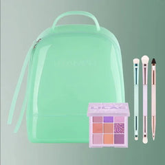 Huda Beauty- Pastel Obsessions Bag & Brush Set- Lilac - The Beauty League Pakistan