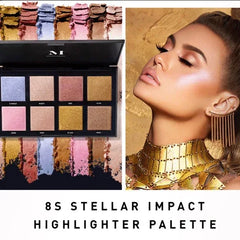 Morphe- 8S Stellar Impact Highlighter Palette - The Beauty League Pakistan