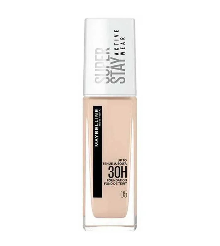 Maybelline- 30H Super Stay long Lasting Foundation- 05 Light Beige - The Beauty League Pakistan