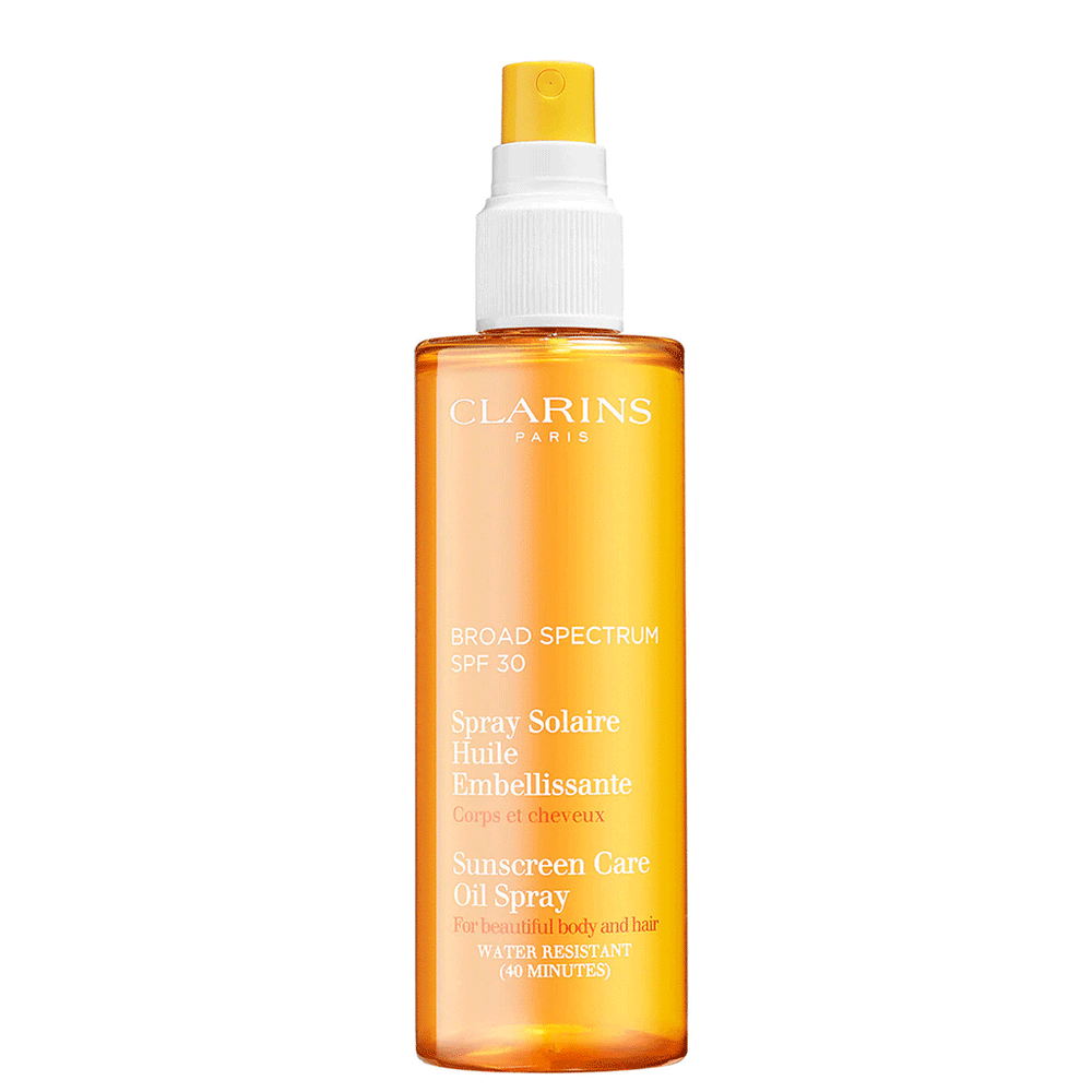 CLARINS - SUNSCREEN CARE OIL SPRAY BROAD SPECTRUM SPF 30 - The Beauty League Pakistan