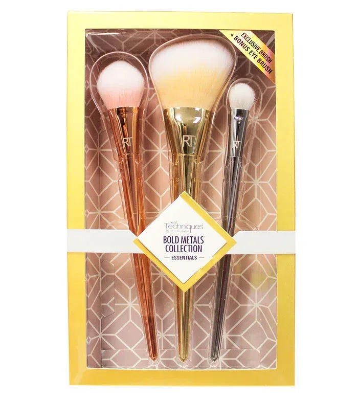 Real Techniques Bold Metals Essentials Collection - The Beauty League Pakistan
