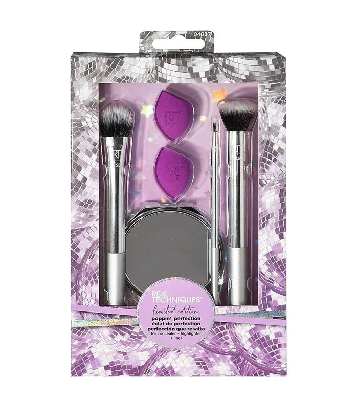 Real Techniques-Limited Edition Poppin' Perfection Brush Set - The Beauty League Pakistan