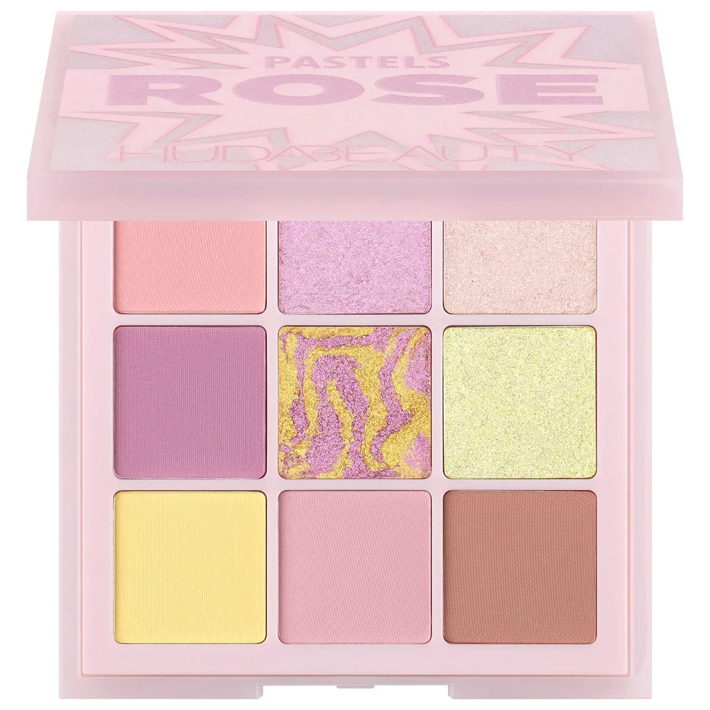 Huda Beauty- Pastel Obsessions Eyeshadow Palette- Rose - The Beauty League Pakistan