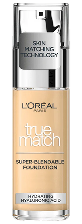 L'Oréal Paris True Match Liquid Foundation 1.N with SPF and Hyaluronic Acid 30ml (UK) - The Beauty League Pakistan