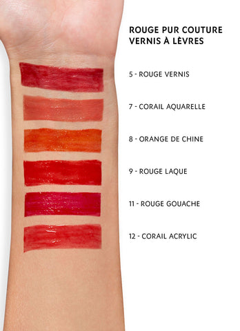 Yves Saint Laurent- Rouge Per Couture Vernis A Levres- 05 Rouge Vernis