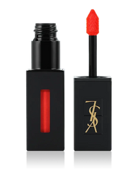 Yves Saint Laurent- Vernis A Levres - Cream vinyl Creamy Lip Stain, 406 Electro orange - The Beauty League Pakistan