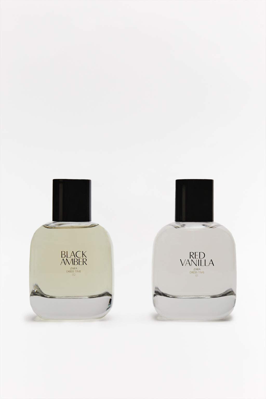 ZARA- RED VANILLA 100 ML / 3.38 OZ + BLACK AMBER 100 ML / 3.38 OZ