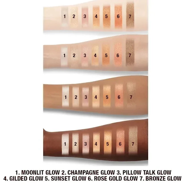 Charlotte Tilbury- HOLLYWOOD GLOW GLIDE FACE ARCHITECT HIGHLIGHTER MOONLIT GLOW - The Beauty League Pakistan