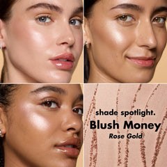 Elf- Halo Glow Silky Powder Highlighter- Blush Money