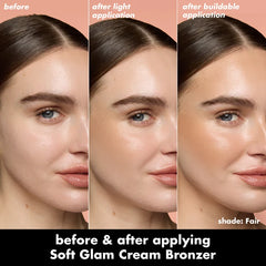 Elf- Soft Glam Cream Bronzer Stick- Fair
