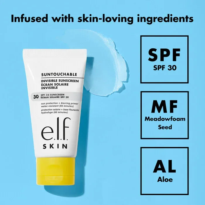 Elf- Suntouchable Invisible Sunscreen SPF 30 - The Beauty League Pakistan