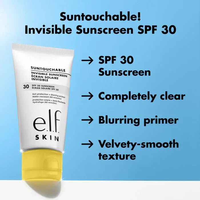Elf- Suntouchable Invisible Sunscreen SPF 30 - The Beauty League Pakistan