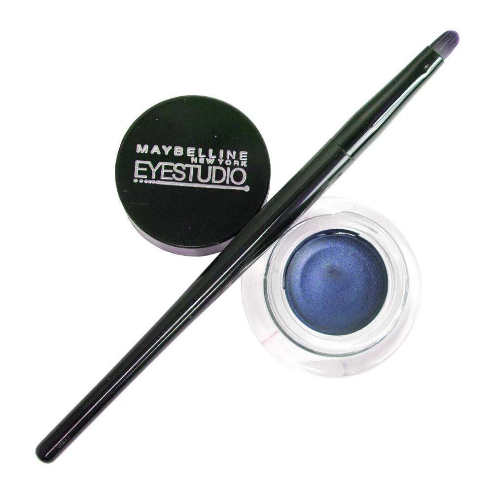 Maybelline Eyestudio Lasting Drama Gel Eyeliner With Brush - 03 Blue