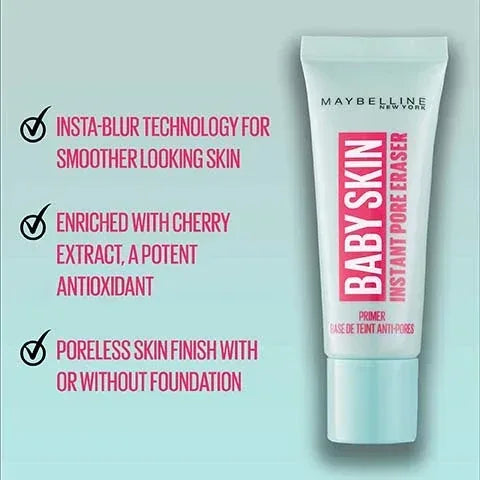 Maybelline- Baby Skin Instant Pore Eraser - The Beauty League Pakistan