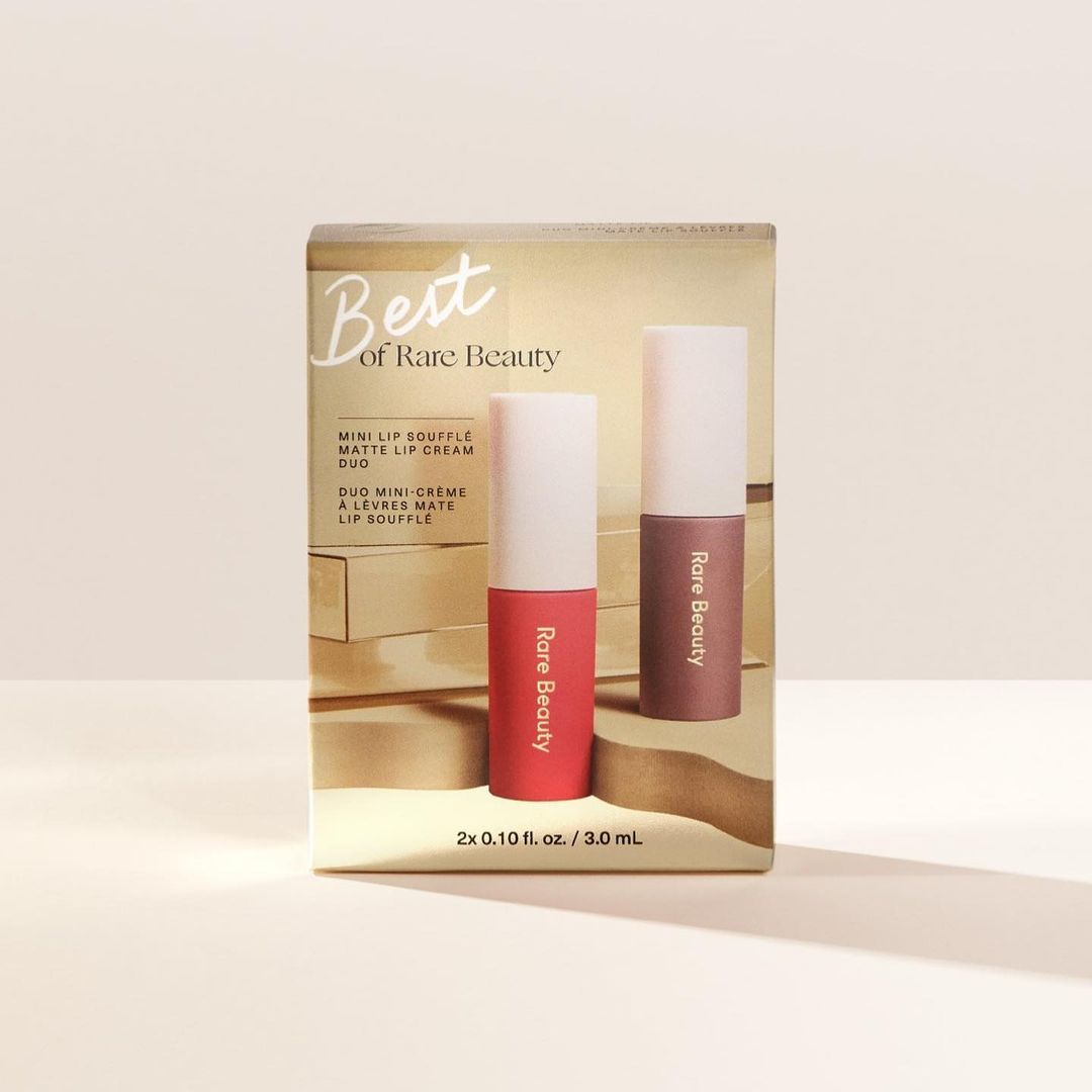 Rare Beauty-Mini Lip Souffle Matte Cream Lipstick Duo